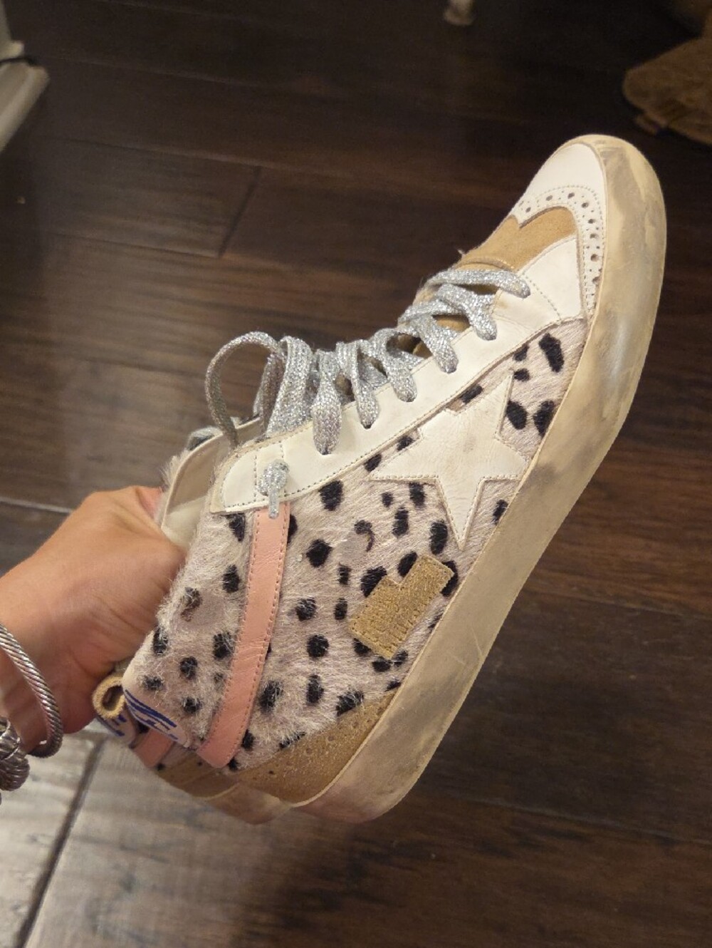 Golden Goose Dalmation Mid Stars-39 - Picture 7 of 14